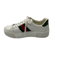Load image into Gallery viewer, Gucci White / Red / Green Leather Ace Platform Sneakers
