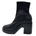 Load image into Gallery viewer, Robert Clergerie Black Stretch Leather Platform Ankle Boots
