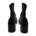 Load image into Gallery viewer, Robert Clergerie Black Stretch Leather Platform Ankle Boots
