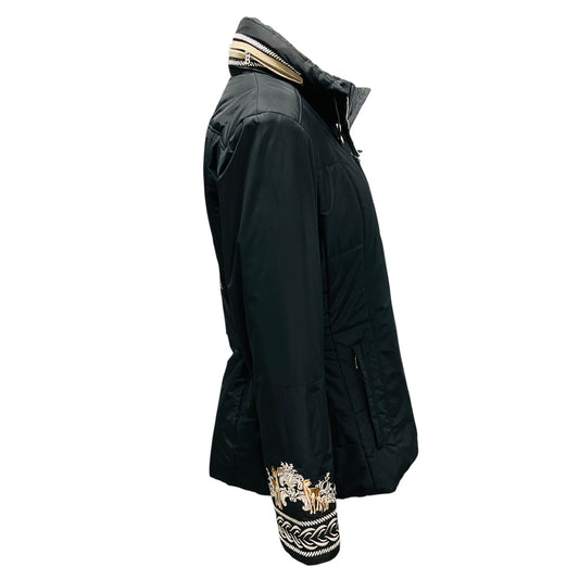 Bogner Black Bavarian Paradise Embroidered Ski Jacket