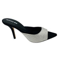 Load image into Gallery viewer, Gia Borghini Black / Silver Perni Strass Mules
