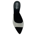 Load image into Gallery viewer, Gia Borghini Black / Silver Perni Strass Mules
