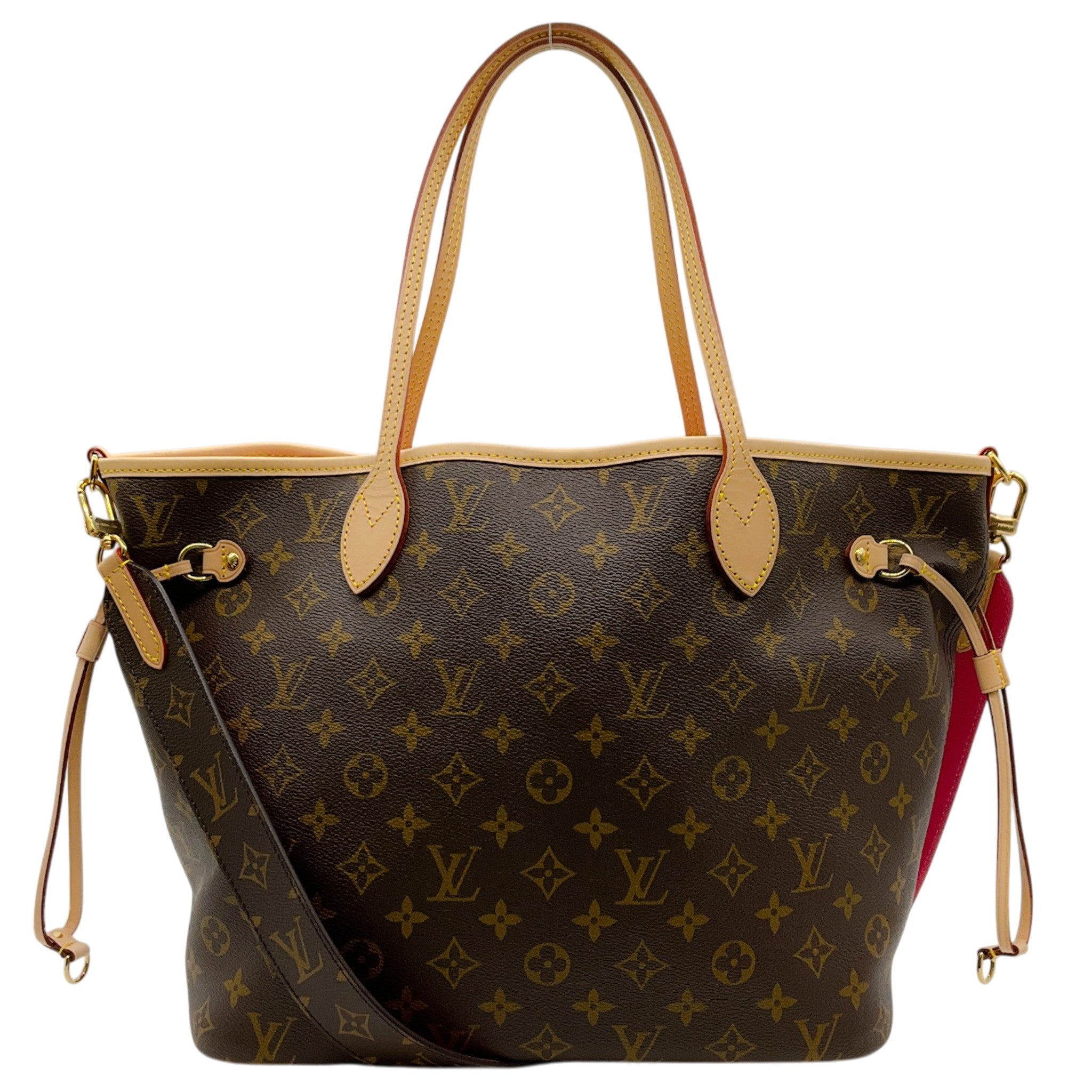Louis Vuitton Monogram / Pink Reversible Bandouliere MM Tote
