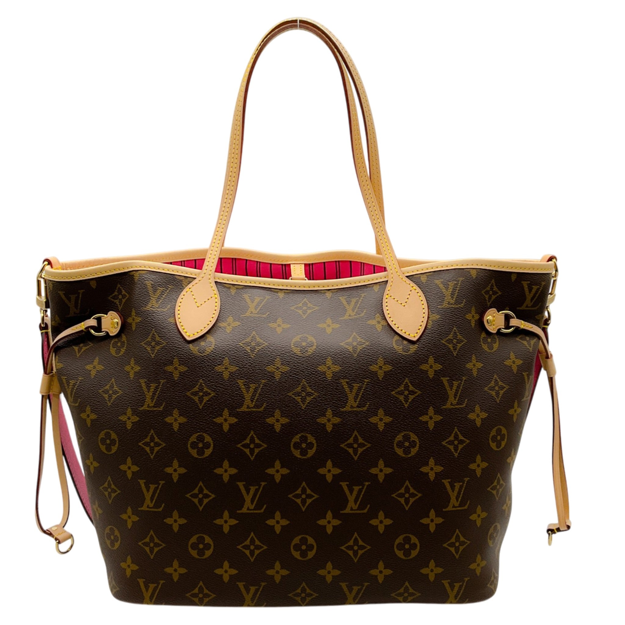 Louis Vuitton Monogram / Pink Reversible Bandouliere MM Tote