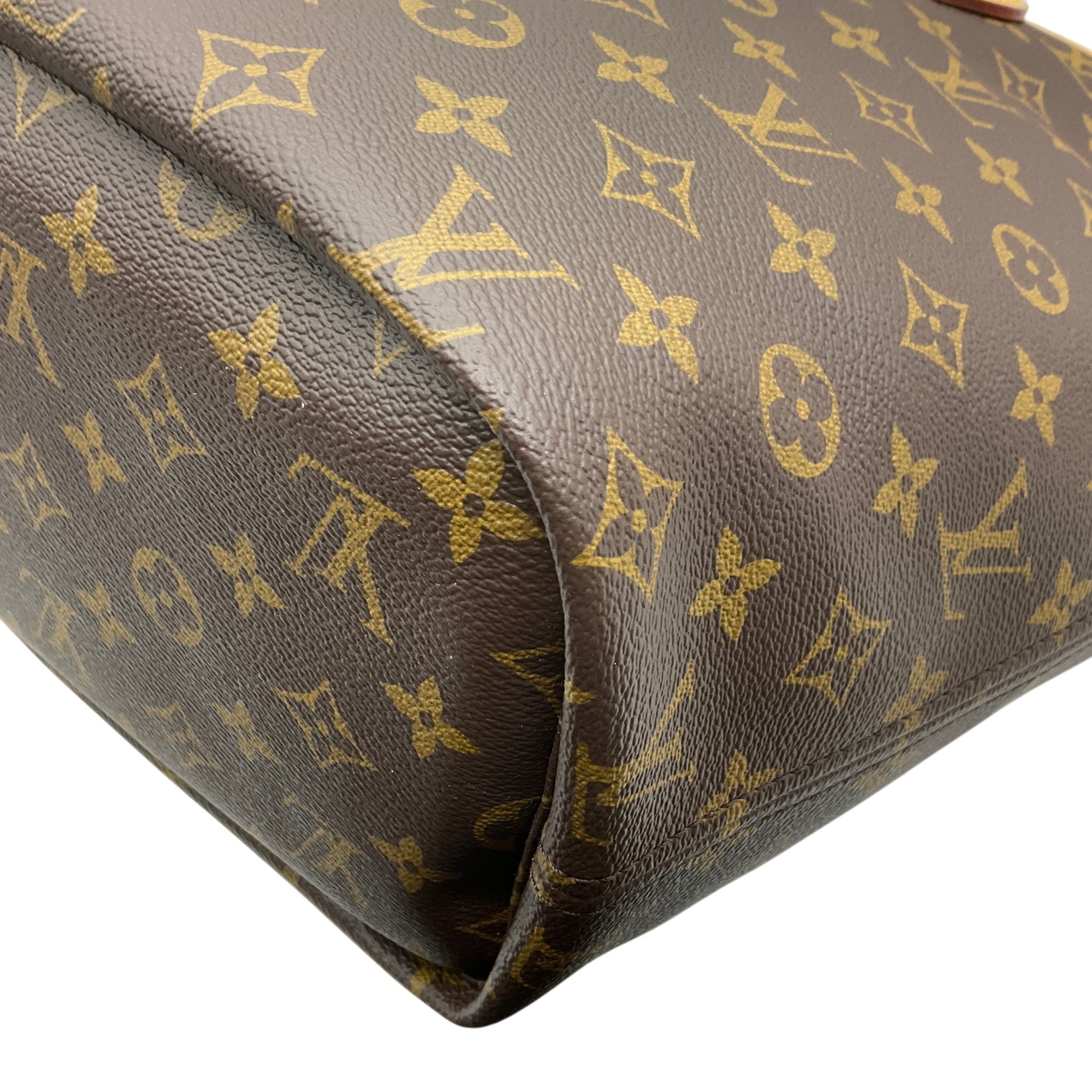 Louis Vuitton Monogram / Pink Reversible Bandouliere MM Tote