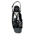 Load image into Gallery viewer, Laurence Dacade Black Leather Blaise Strappy Flat Sandals
