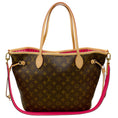 Load image into Gallery viewer, Louis Vuitton Monogram / Pink Reversible Bandouliere MM Tote
