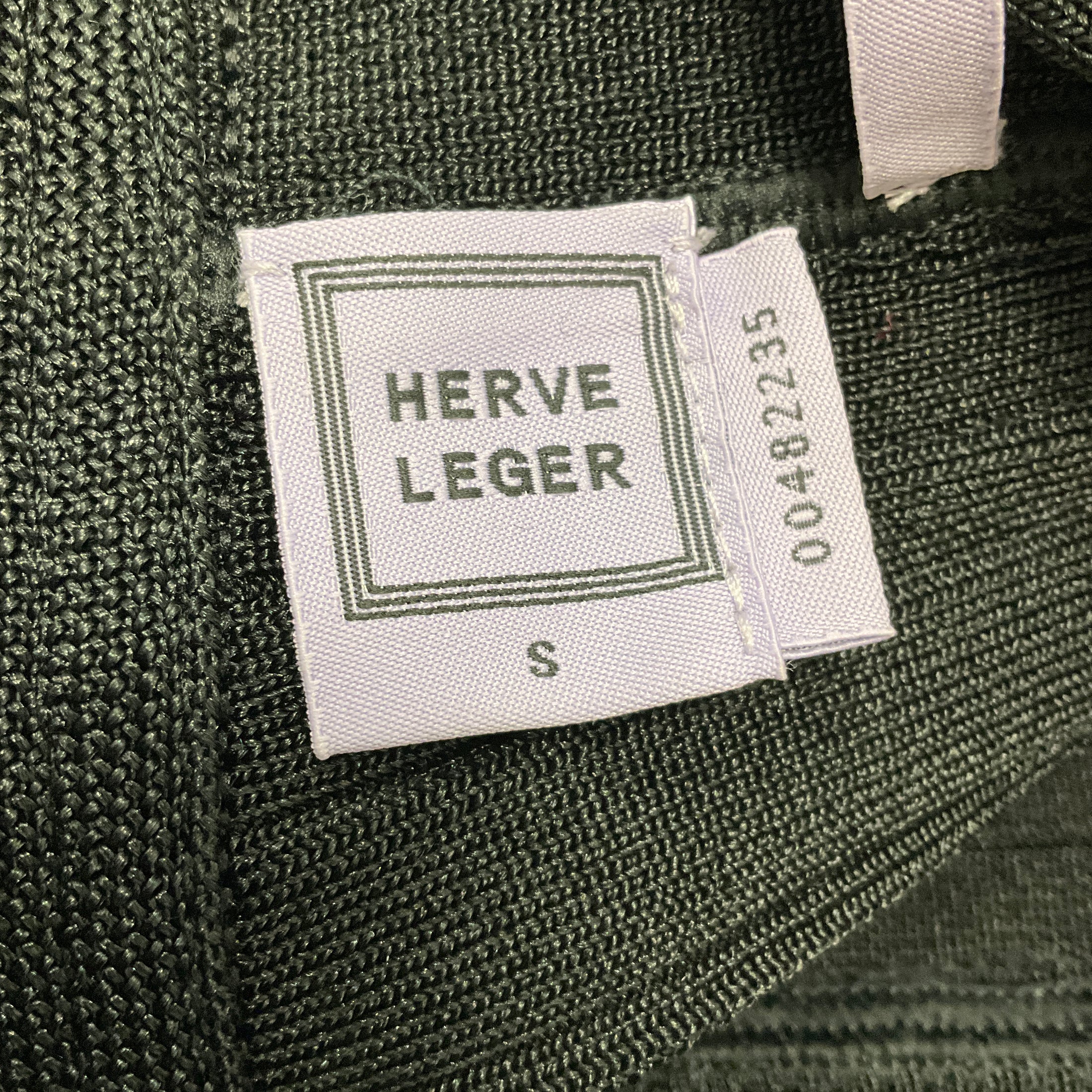 Herve Leger Black Swimwear 2018 Mesh Trimmed Bandage Swimsuit