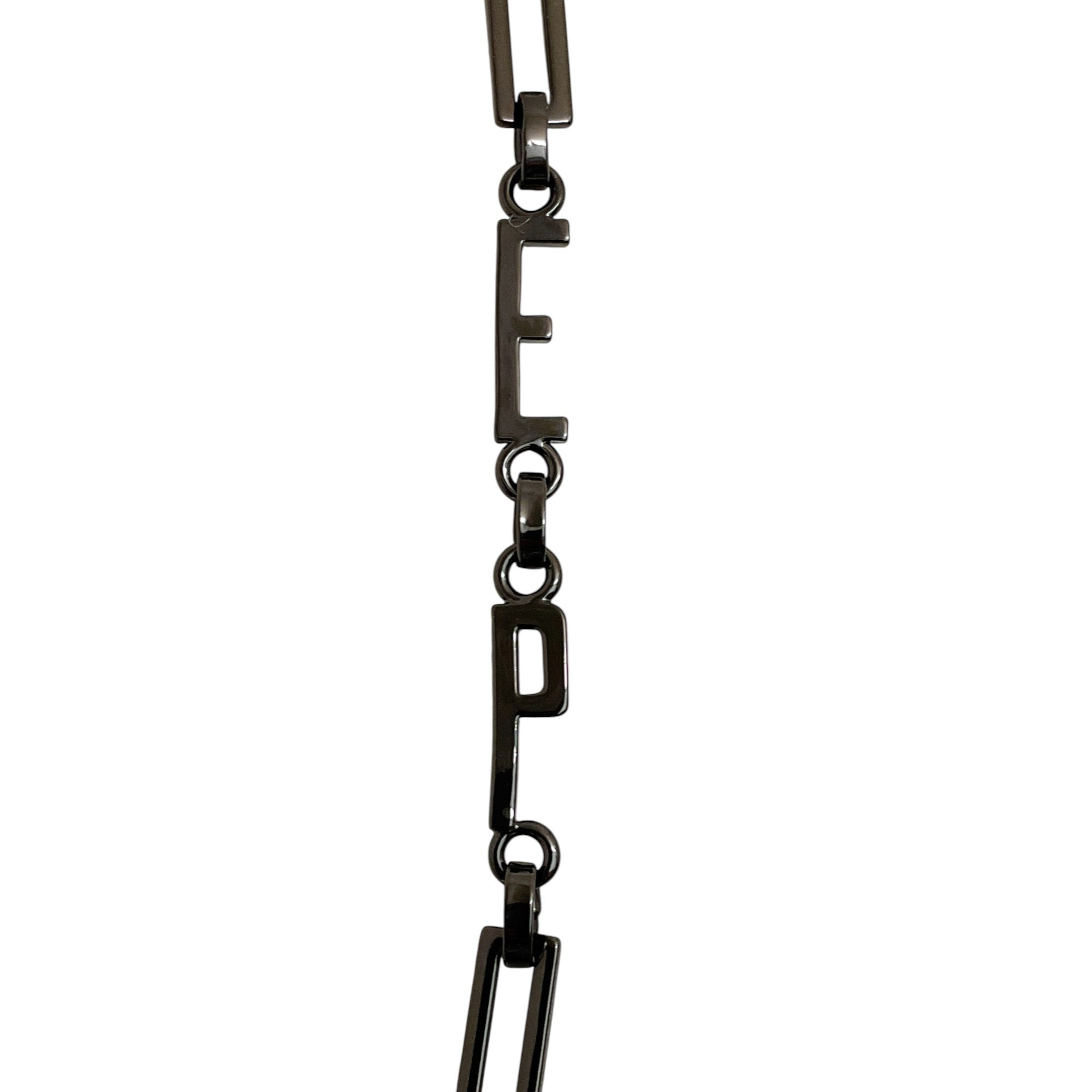 Edie Parker Silver Glitter "J" Minaudiere