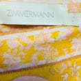Load image into Gallery viewer, Zimmermann Yellow Palm Lyre Linen Midi Skirt
