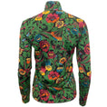 Load image into Gallery viewer, La DoubleJ Black / Green Floral Mock Turtleneck
