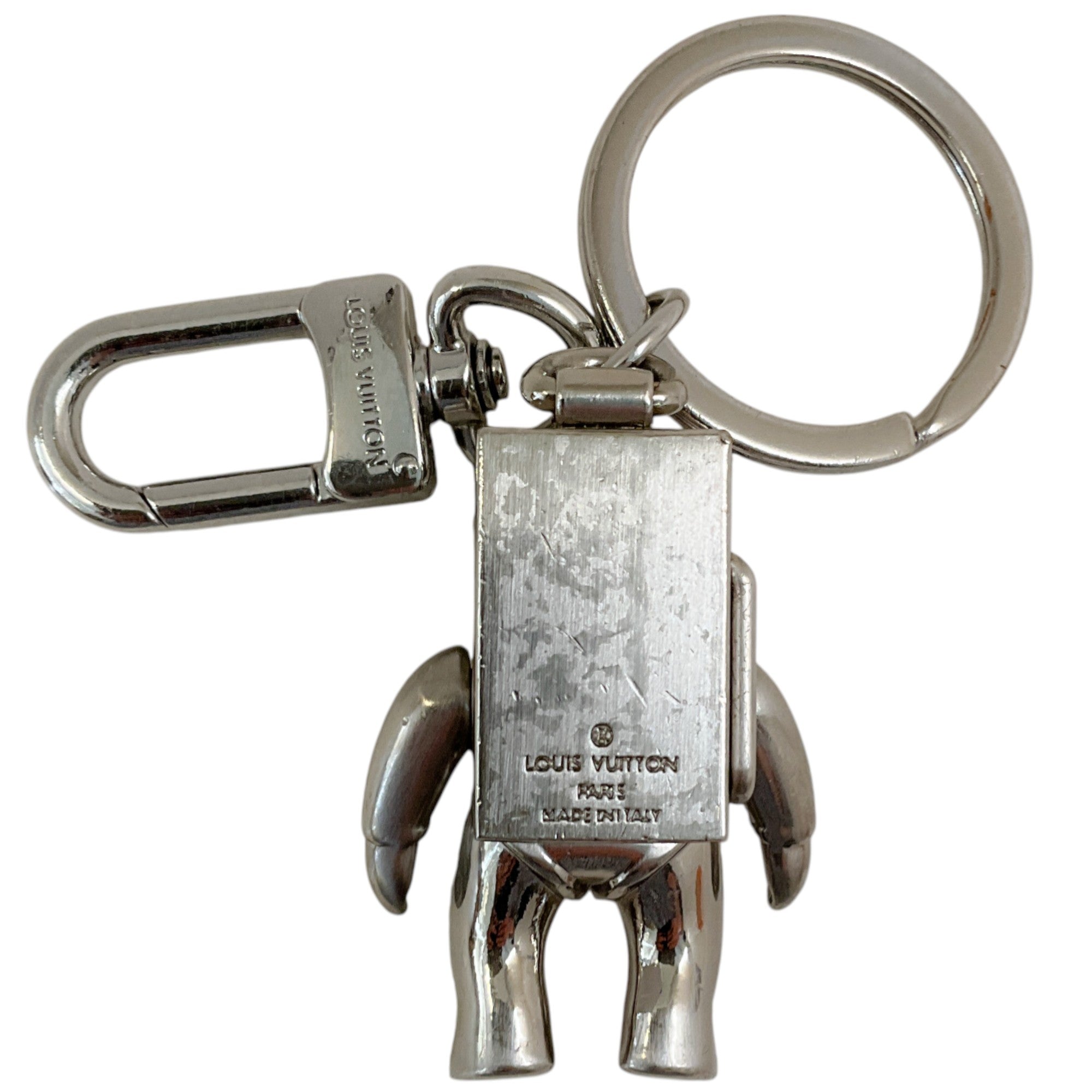 Louis Vuitton Silver Astronaut Key Chain / Bag Charm