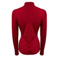 Load image into Gallery viewer, Alaia Maroon Red Mock Neck Wool Knit Pullover Sweater
