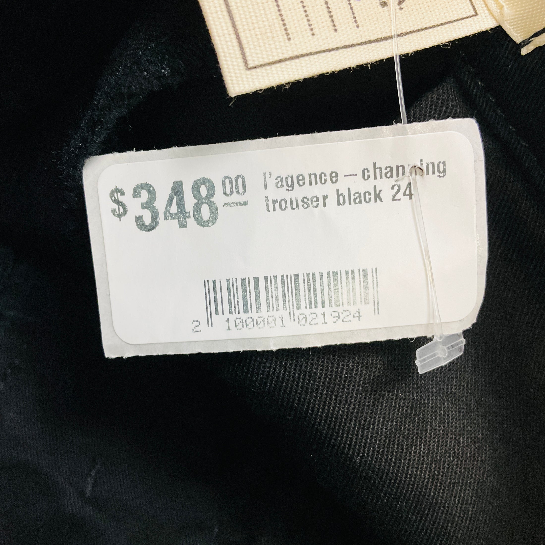 L'Agence Black Channing High Rise Trouser