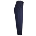 Load image into Gallery viewer, Escada Navy Blue Cropped Crepe Trousers / Pants
