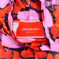 Load image into Gallery viewer, La DoubleJ Purple / Orange Bell Print Mock Turtleneck
