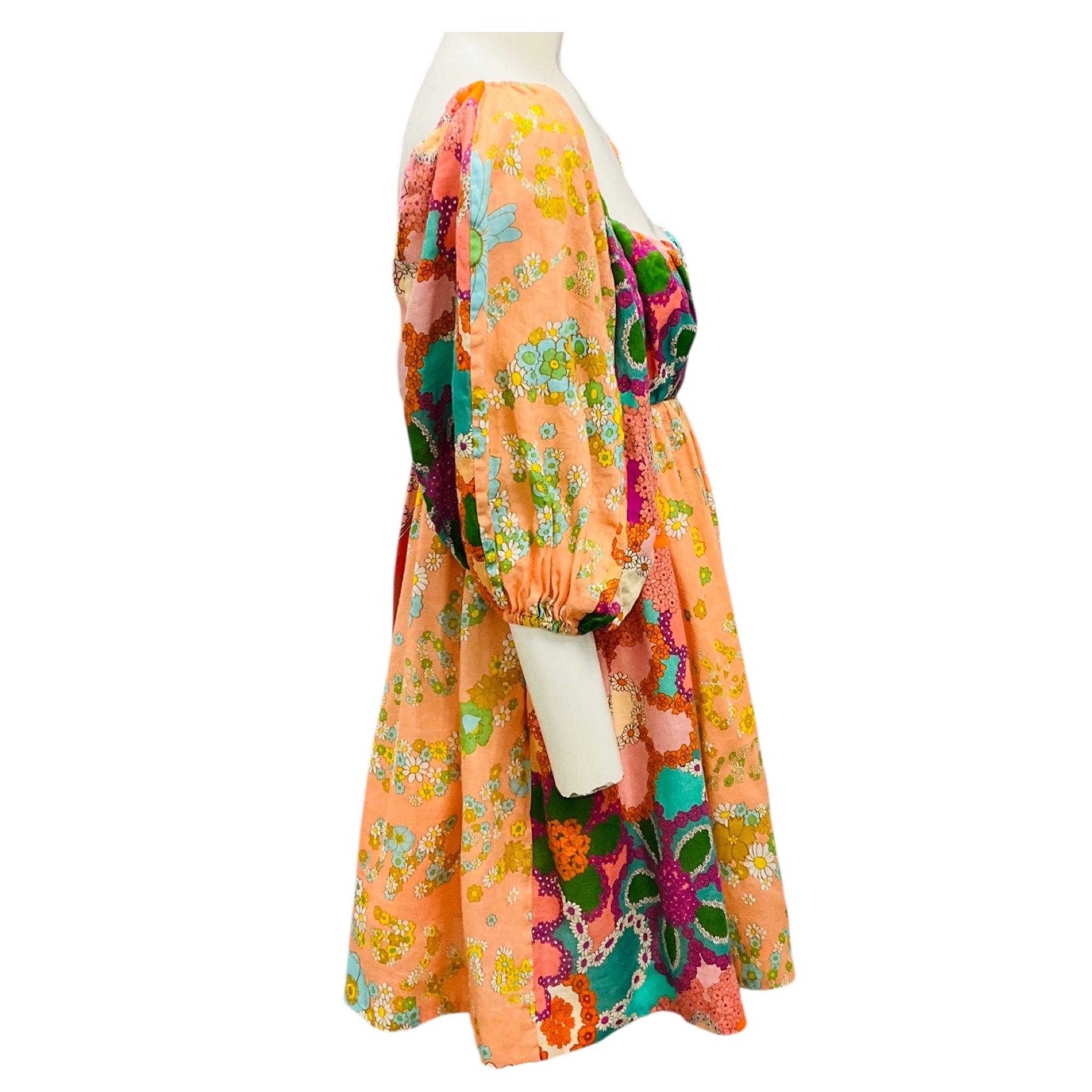 Zimmermann Multicolor Spliced Floral Lola Panelled Mini Dress