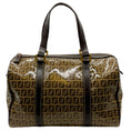 Load image into Gallery viewer, Fendi Zucchino Crystal Boston Bag


