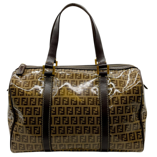 Fendi Zucchino Crystal Boston Bag
