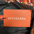 Load image into Gallery viewer, Altuzarra Black / Orange / Red Multi Sinopia Scarf Print Silk Maxi Dress
