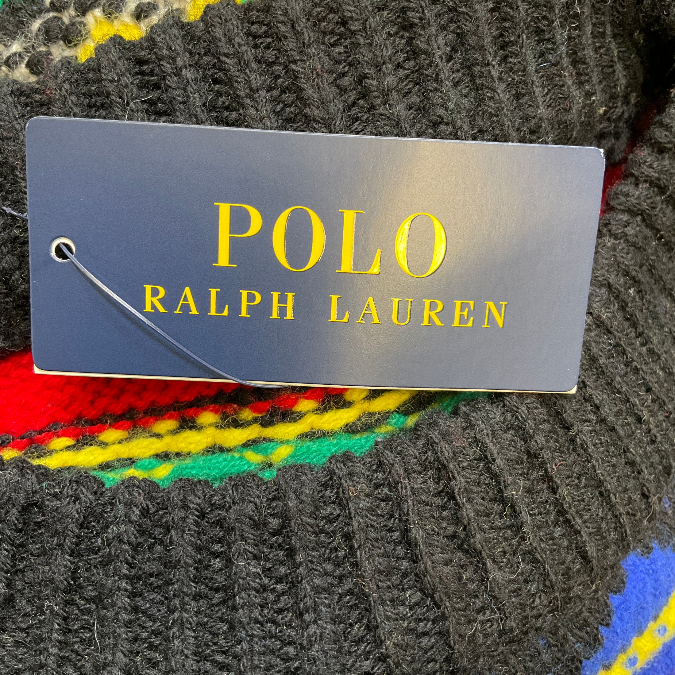 Polo Ralph Lauren Multi Wool and Cashmere Knit Triko Sweater