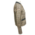 Load image into Gallery viewer, Brunello Cucinelli Taupe / Grey Sequined Cashmere Knit Cardigan Sweater
