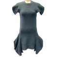 Load image into Gallery viewer, Sacai Grey Cap Sleeve Sweatshirt Dress with Flounce Hem

