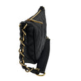 Load image into Gallery viewer, Chanel Black / Gold Hardware CC Logo Quilted Caviar Leather Timeless Pochette Shoulder Bag
