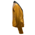 Load image into Gallery viewer, Dolce & Gabbana Bronze Metallic Tuxedo Style Leather Blazer
