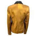 Load image into Gallery viewer, Dolce & Gabbana Bronze Metallic Tuxedo Style Leather Blazer
