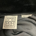 Load image into Gallery viewer, Toteme Black Twisted Velvet Dress
