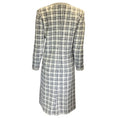 Load image into Gallery viewer, Alice + Olivia Off White / Black Tulsi Crystal-embellished Checked Tweed Coat
