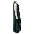 Load image into Gallery viewer, Marithe + Francois Girbaud Charcoal Grey / Blue Drawstring Sleeveless Dress
