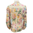 Load image into Gallery viewer, Zimmermann Multi Watercolour Floral Halliday Lace Trim Shirt
