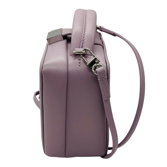 Theory Lavender Soft Nappa Leather Soft Cube Crossbody Bag