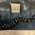 Load image into Gallery viewer, Burberry Black Shimmer Iridescent Button Front Goatskin Leather Coat
