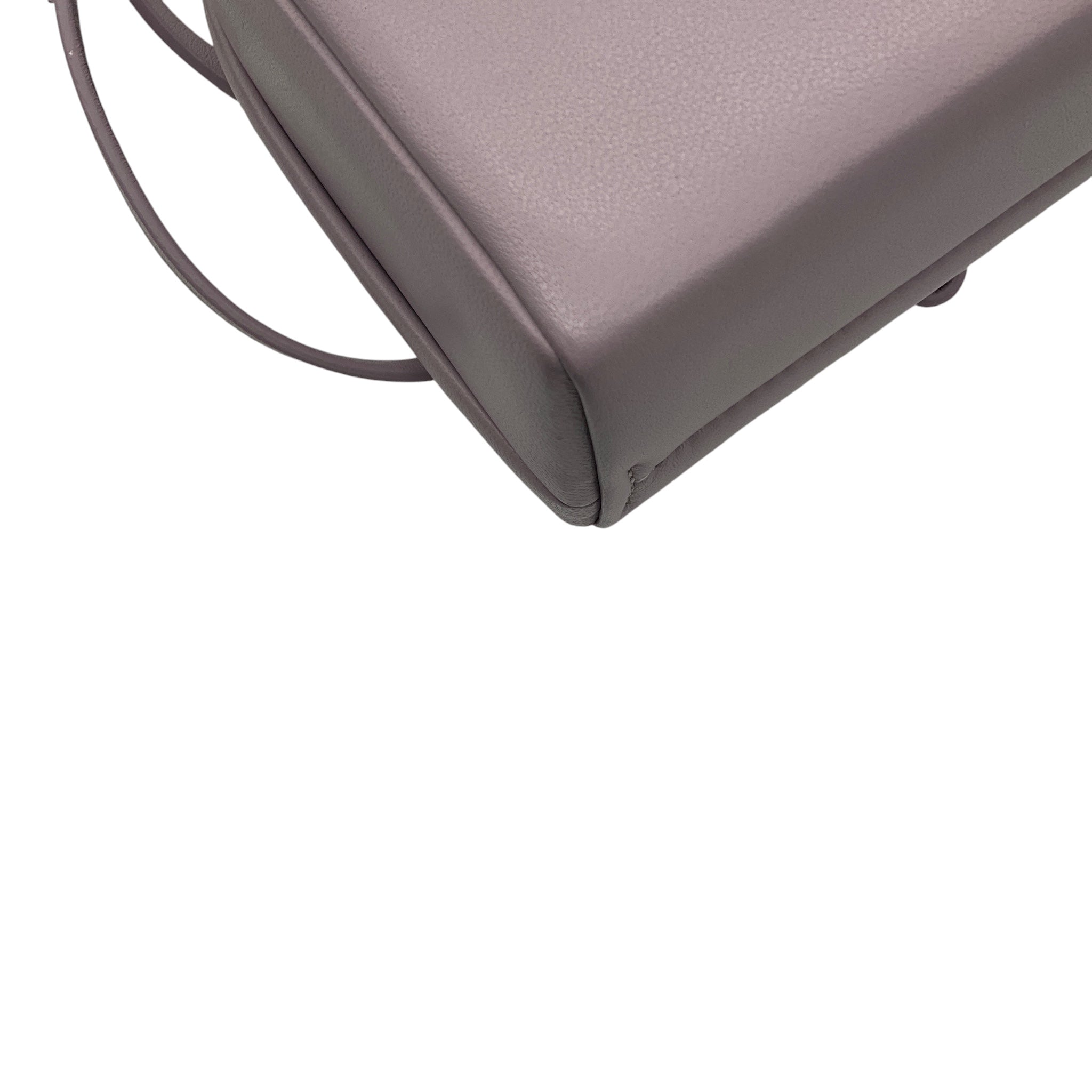 Theory Lavender Soft Nappa Leather Soft Cube Crossbody Bag