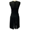 Load image into Gallery viewer, Alaia Black Knit Skater Sleeveless Dress with Cutouts
