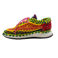 Load image into Gallery viewer, Valentino Bright Multi Spiral Knot Macrame Sneakers
