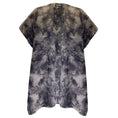 Load image into Gallery viewer, Eskandar Charcoal Grey Open Front Silk Jacquard Jacket
