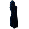 Load image into Gallery viewer, Cara Cara French Blue Velvet Laurenne Mini Dress
