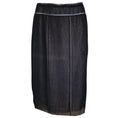 Load image into Gallery viewer, Marc Jacobs Black / Beige Beaded Sheer Paneled Skirt
