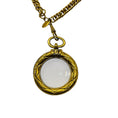 Load image into Gallery viewer, Chanel Vintage Gold CC Logo Magnifying Glass Pendant Necklace
