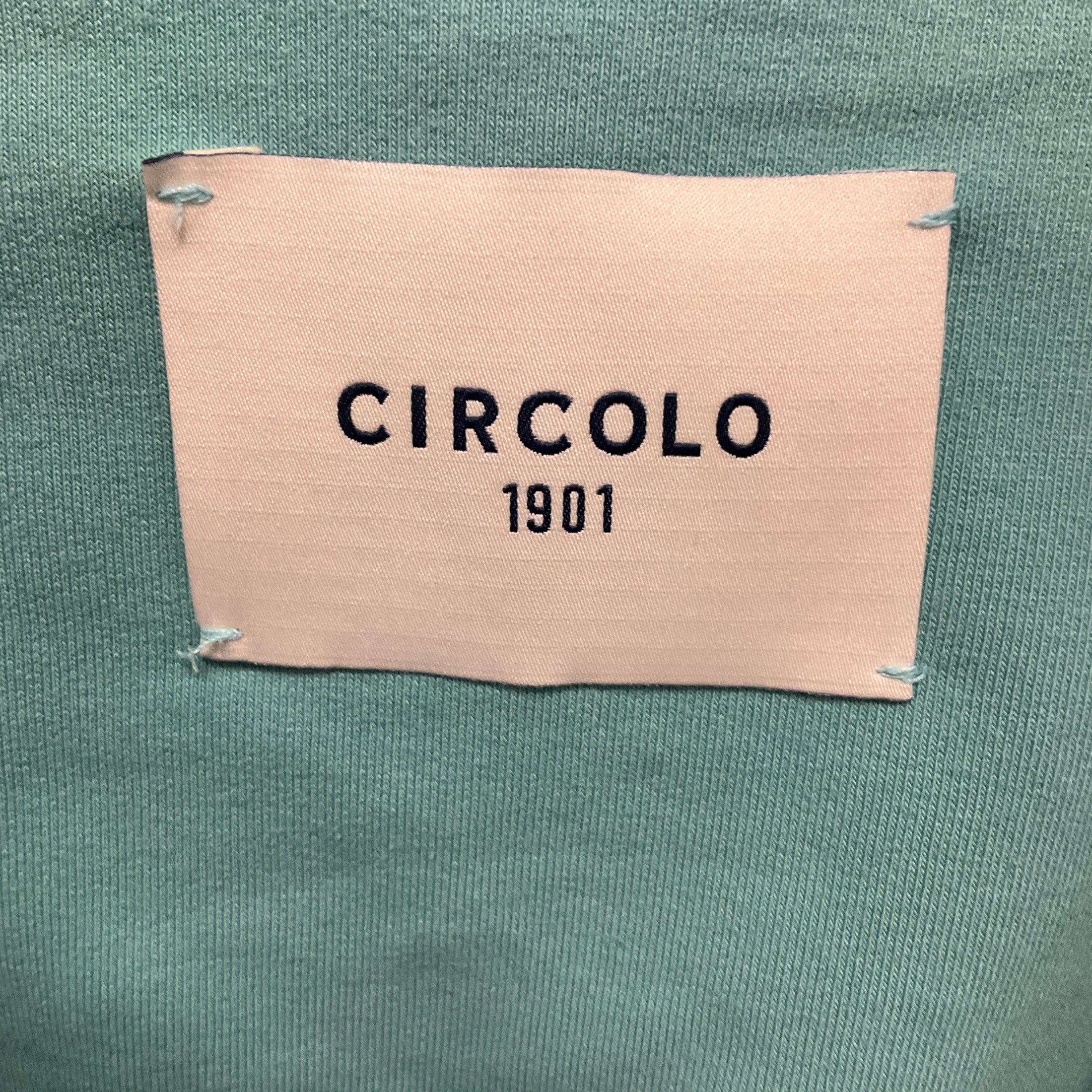 Circolo 1901 Dusty Sky Two Button Cotton Stretch Felpa Blazer Jacket