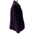Load image into Gallery viewer, Etro Purple Paisley Velvet Quilted Jacket
