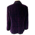 Load image into Gallery viewer, Etro Purple Paisley Velvet Quilted Jacket
