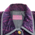 Load image into Gallery viewer, Etro Purple Paisley Velvet Quilted Jacket
