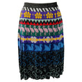 Load image into Gallery viewer, Mary Katrantzou Multicolor Pleated Intarsia Knit Skirt

