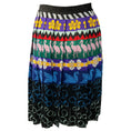 Load image into Gallery viewer, Mary Katrantzou Multicolor Pleated Intarsia Knit Skirt
