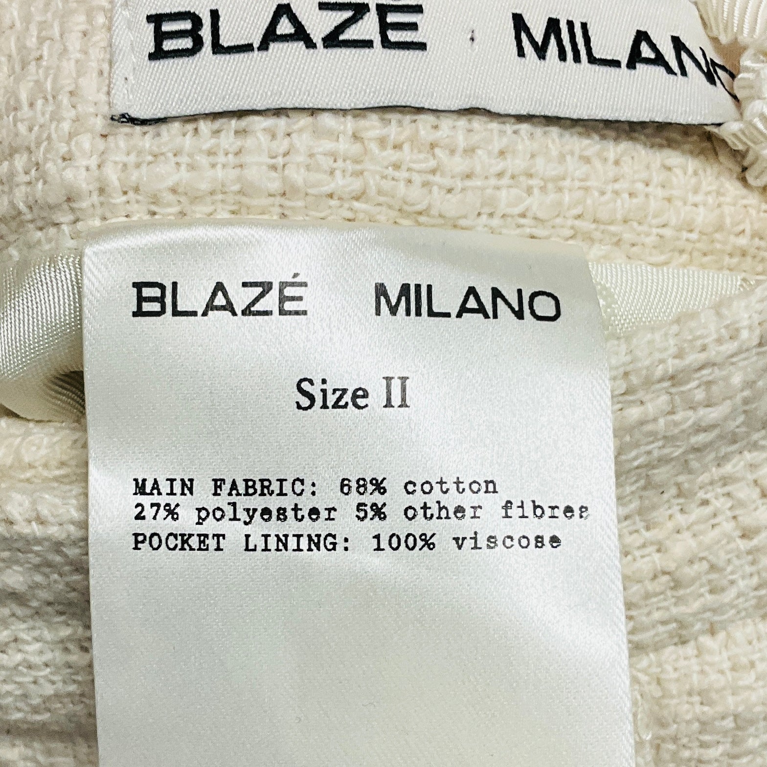 Blaze Milano Cream Missy Appaloosa Mini Skirt